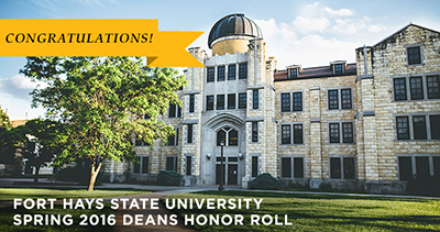 Deans Honor Roll Spring 2016
